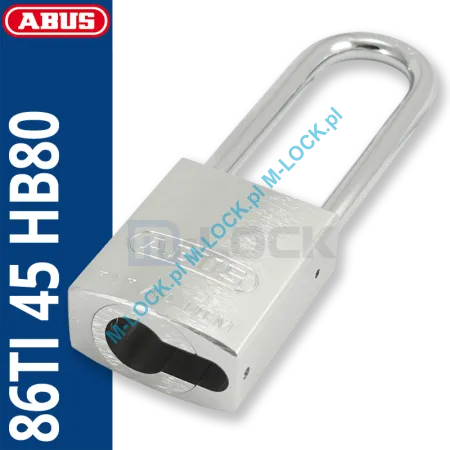 ABUS-86TI-45/HB80 TITALIUM / kłódka bez wkładki