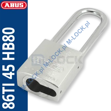 ABUS-86TI-45/HB80 TITALIUM / kłódka bez wkładki