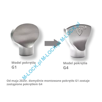 MUL-T-LOCK Classic 40/50G1NN (90 mm), wkładka patentowa z pokrętłem (wzmocniona) - 7