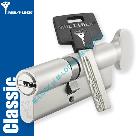 MUL-T-LOCK Classic 40/50G1NN (90 mm), wkładka patentowa z pokrętłem