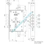 MOTTURA 85.971.4 zamek centralny-rozporowy - 2
