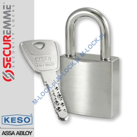 SECUREMME 7550XCS / KESO 8000S Omega2, kłódka hartowana