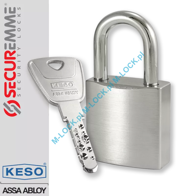 SECUREMME 7550XCS / KESO 8000S Omega2, kłódka hartowana
