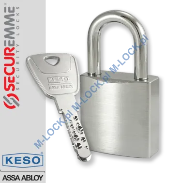 SECUREMME 7550XCS / KESO 8000S Omega2, kłódka hartowana