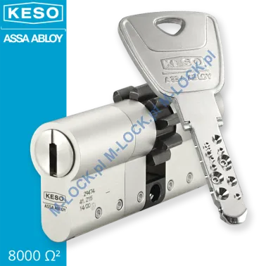 KESO 8000S Omega2 30/40ZN (70 mm), wkładka patentowa do drzwi WITEX Super-Lock