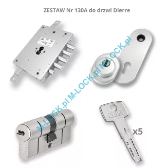 ZESTAW Nr 103A do drzwi Dierre - ABUS D10 PS (montaż Warszawa) - 3