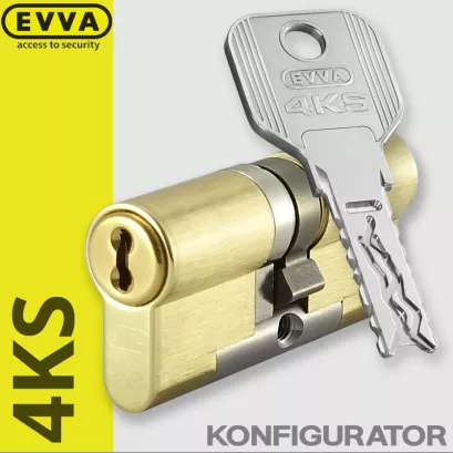 EVVA 4KS - wkładka patentowa kolor: mosiądz (konfigurator)