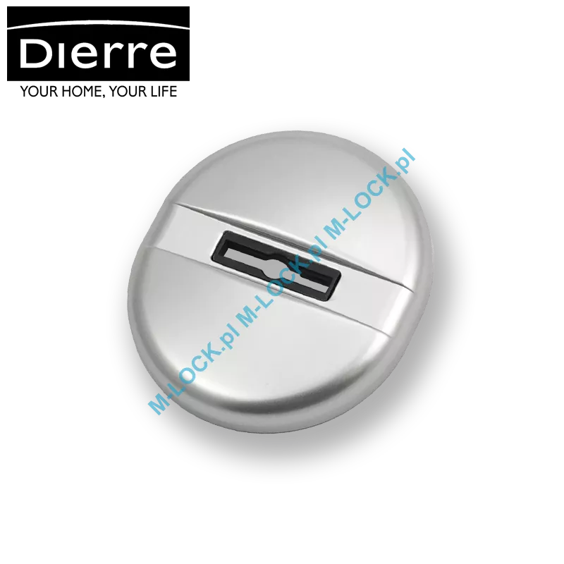 Dierre GIUGIARO, rozeta na klucz dwupiórowy, (chrom matowy)