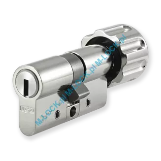 KESO 10RS Omega 30/30G1NN (60 mm), wkładka patentowa z gałką - 2