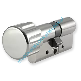 KESO 10RS Omega 30/30G1NN (60 mm), wkładka patentowa z gałką - 3