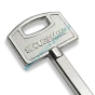 SECUREMME Securmap-patent (40 mm), klucz surowy-dwupiórowy - 2