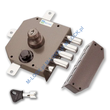 MOTTURA 30.652 zamek rozporowy na klucz typu POMPA z zatrzaskiem