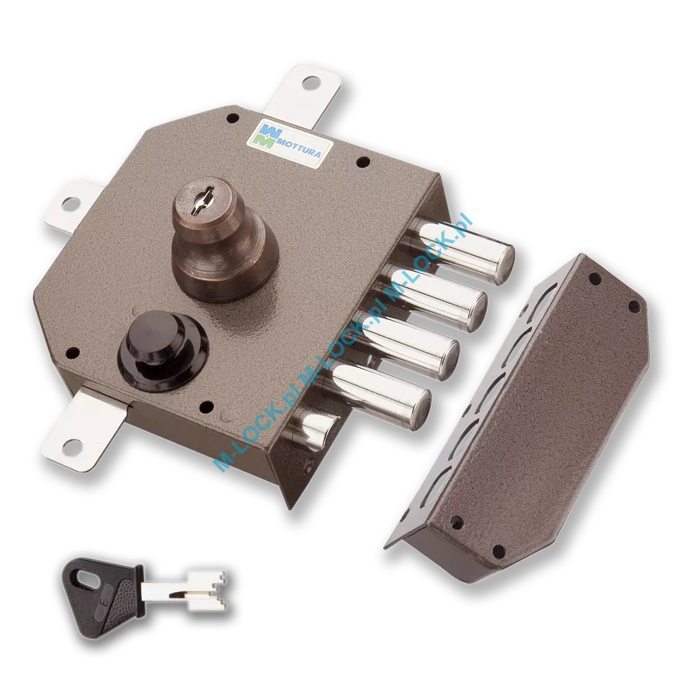 MOTTURA 30.652 zamek rozporowy na klucz typu POMPA z zatrzaskiem