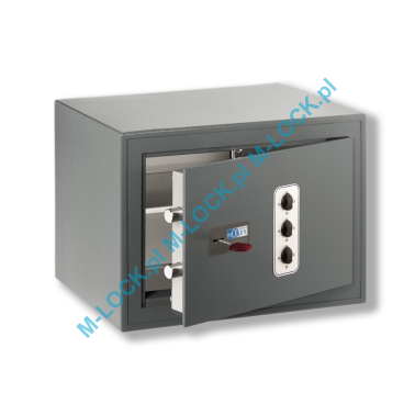 MOTTURA 10.HC5600 HOKEY sejf wolnostojący z zamkiem kluczowym i mechanizmem szyfrowym (28 l)