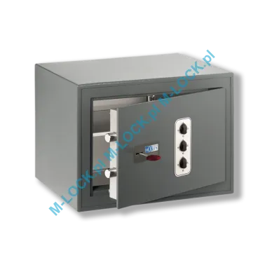 MOTTURA 10.HC5600 HOKEY sejf wolnostojący z zamkiem kluczowym i mechanizmem szyfrowym (28 l)