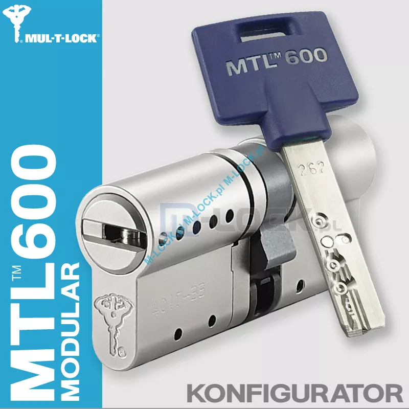 MUL-T-LOCK MTL 600 Modular / Interactive+, wkładka patentowa (konfigurator)