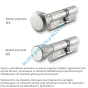 EVVA MCS 36/46G1NM (82 mm), wkładka patentowa - 6