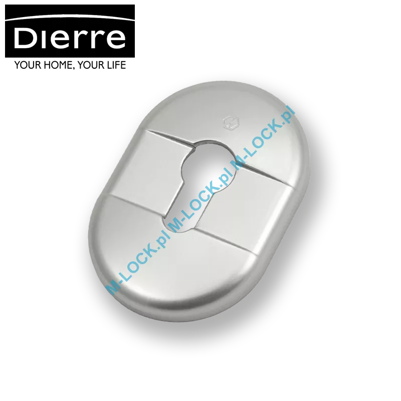 Dierre GIUGIARO, rozeta na wkładkę, (chrom matowy)