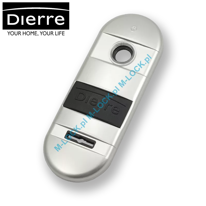 Dierre GIUGIARO, szyld wewnętrzny na klucz dwupiórowy + akcesoria, (chrom matowy)