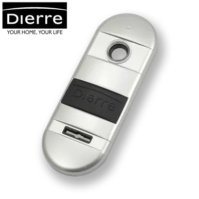 Dierre GIUGIARO, szyld wewnętrzny na klucz dwupiórowy + akcesoria, (chrom matowy)