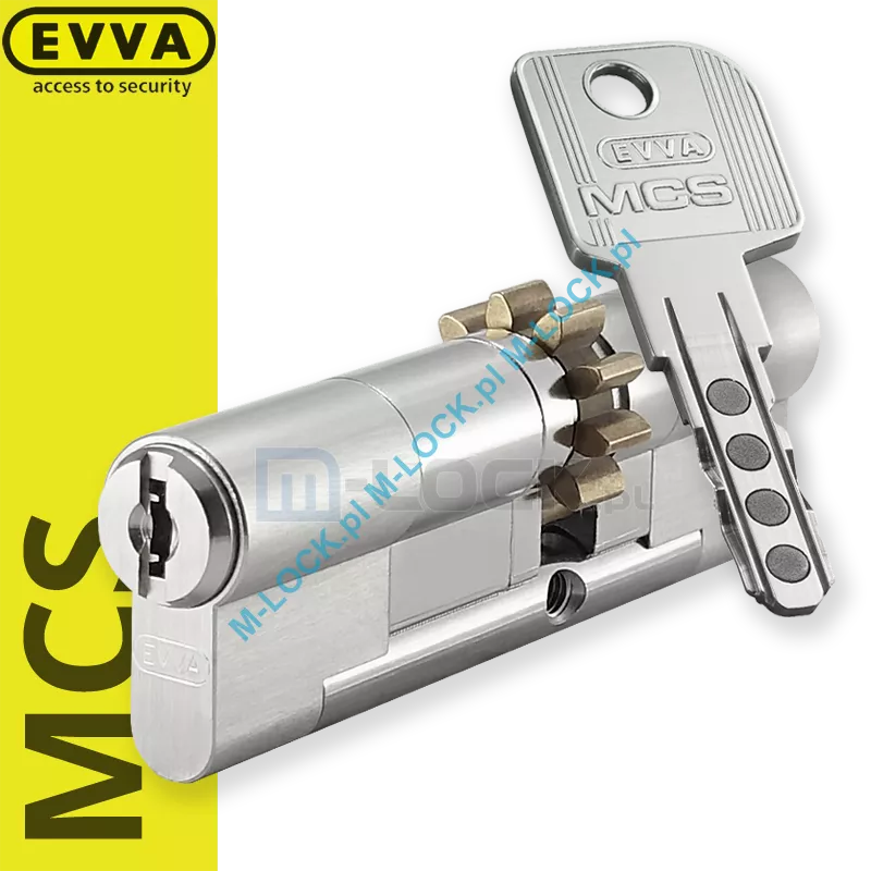 EVVA MCS 41/56ZN (97 mm), wkładka patentowa do drzwi WITEX Super-Lock