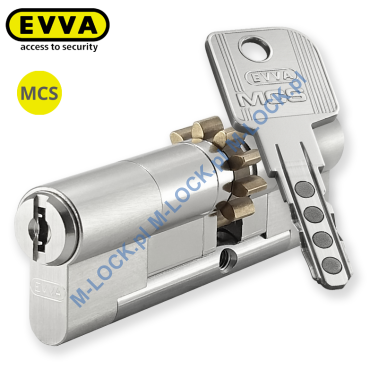 EVVA MCS 41/56ZN (97 mm), wkładka patentowa do drzwi WITEX Super-Lock