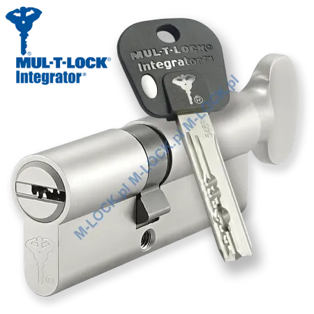 MUL-T-LOCK Integrator 35/45G1NN (80 mm), wkładka patentowa z pokrętłem