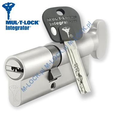 MUL-T-LOCK Integrator 35/45G1NN (80 mm), wkładka patentowa z pokrętłem