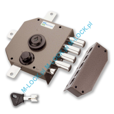 MOTTURA 30.650 zamek rozporowy na klucz typu POMPA z zatrzaskiem