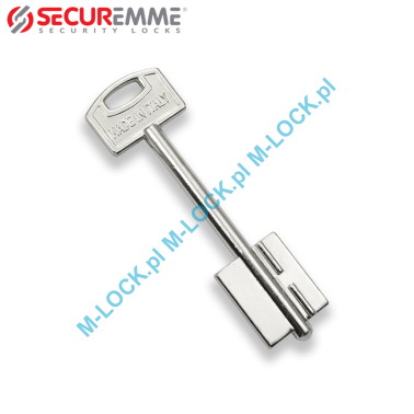SECUREMME 40 mm, klucz surowy-dwupiórowy