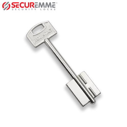 SECUREMME 40 mm, klucz surowy-dwupiórowy