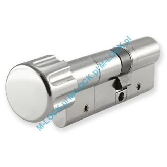 KESO 10RS Omega 35/50G1NN (85 mm), wkładka patentowa z gałką - 3