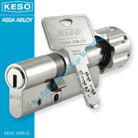 KESO 10RS Omega 35/50G1NN (85 mm), wkładka patentowa z gałką