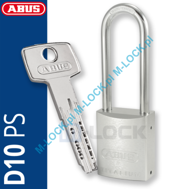 ABUS-86TI-45/HB80 TITALIUM / kłódka z wkładką ABUS D10PS