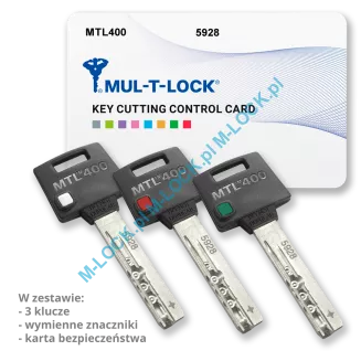 MUL-T-LOCK MTL 400 Modular / Classic PRO 33/48NN (81 mm), wkładka patentowa - 2