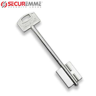 SECUREMME 60 mm, klucz surowy-dwupiórowy