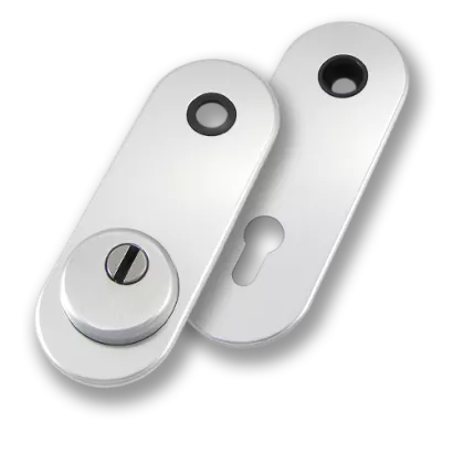 Szyld antywłamaniowy PROTECTOR AF-0338-AA, chrom matowy