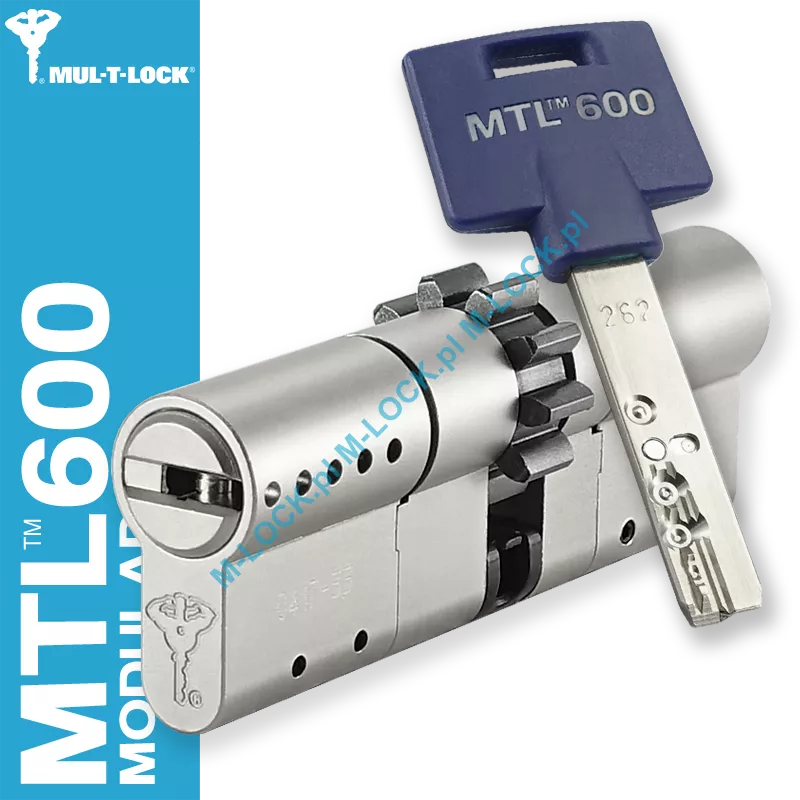 MUL-T-LOCK MTL 600 Modular / Interactive+ 43/48ZN (91 mm), wkładka patentowa