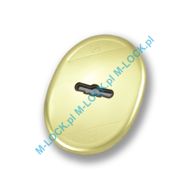 Rozeta na klucz MOTTURA 95.405OLV, mosiądz błyszczący