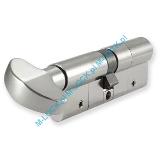 KESO 10RS Omega 45/45G2NN (90 mm), wkładka patentowa z pokrętłem - 3