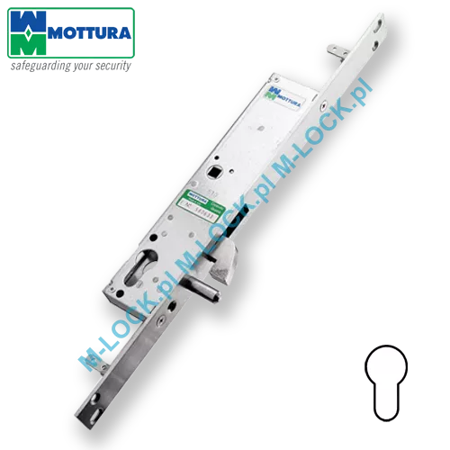 MOTTURA 47.305 zamek profilowy, rozporowy do drzwi przesuwnych