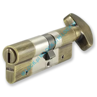 KESO 4000S Omega A.505 50/40G2NOG (90 mm), wkładka patentowa z pokrętłem - 2