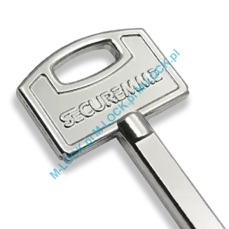 SECUREMME 50 mm, klucz surowy-dwupiórowy - 2