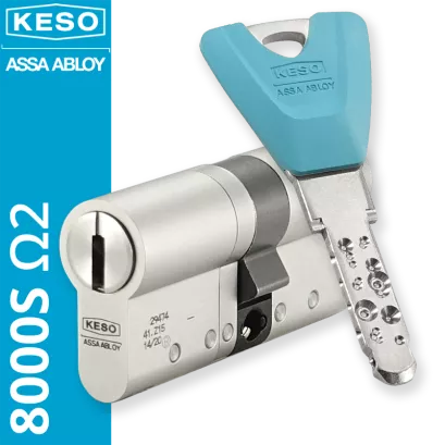 KESO 8000S Omega2 - wkładka patentowa, kolorowe klucze (konfigurator)