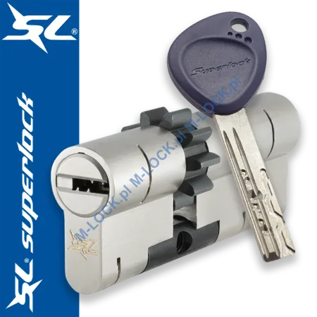 SuperLock 33/48ZN (81 mm), wkładka patentowa do drzwi WITEX Super-Lock (NOWY MODEL)