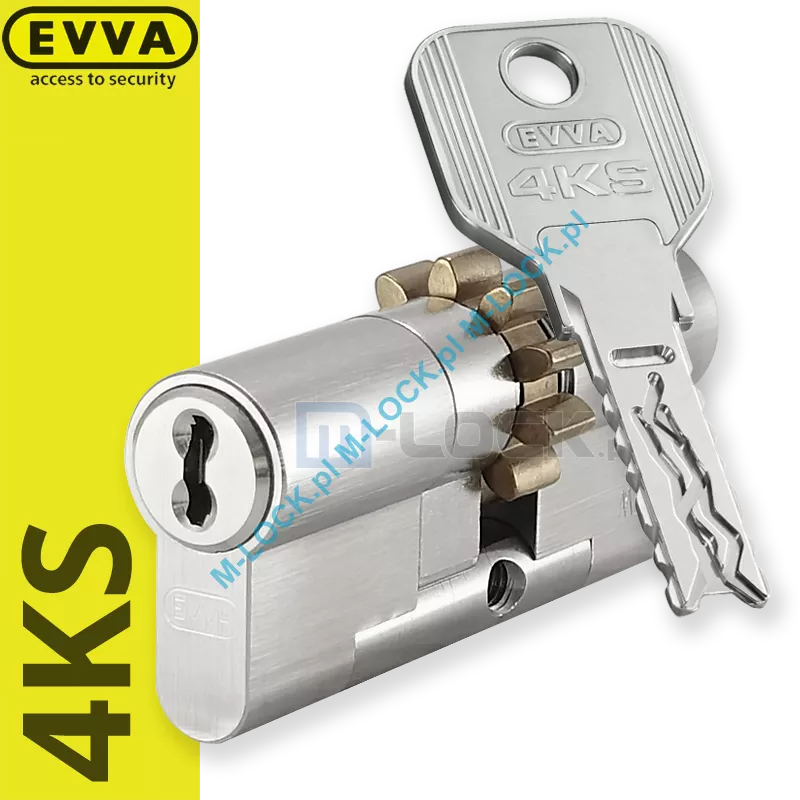 EVVA 4KS 31/41ZN (72 mm), wkładka patentowa do drzwi WITEX Super-Lock