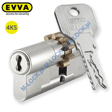 EVVA 4KS 31/41ZN (72 mm), wkładka patentowa do drzwi WITEX Super-Lock