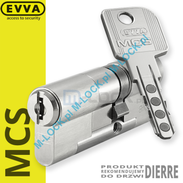 EVVA MCS 31/46NN (77 mm), wkładka patentowa do drzwi Dierre