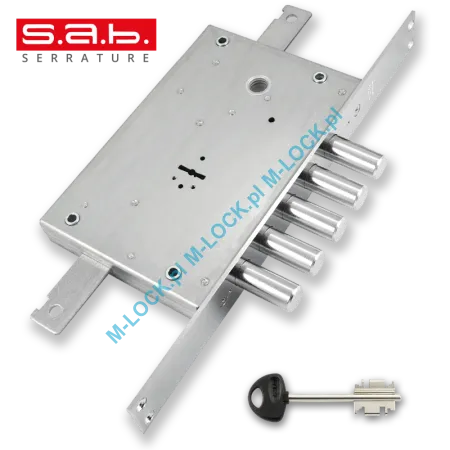 S.A.B. 1563.28N  zamek centralny-rozporowy (bez funkcji klamki)
