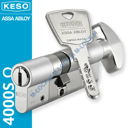 KESO 4000S Omega 40/50G2NN (90 mm), wkładka patentowa z pokrętłem